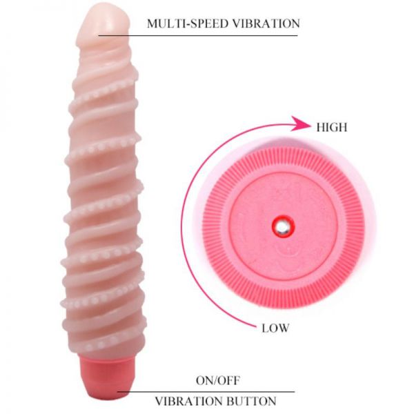 Vibrador Flexi Vibe Sensual Espiral 19.5 cm