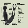 Vibrador para a Próstata com Rotação e Anéis Flamma