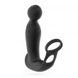 Vibrador para a Próstata com Rotação e Anéis Flamma