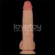 Vibrador Power Basic Cock com Testículos 23,6cm