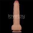 Vibrador Power Basic Cock com Testículos 23,6cm