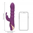 Vibrador Rabbit Orchidee Purple com Anéis Móveis Loveline