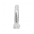 Vibrador Realista Transparente Loving Joy 21,5 cm