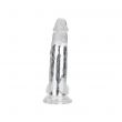 Vibrador Realista Transparente Loving Joy 21,5 cm